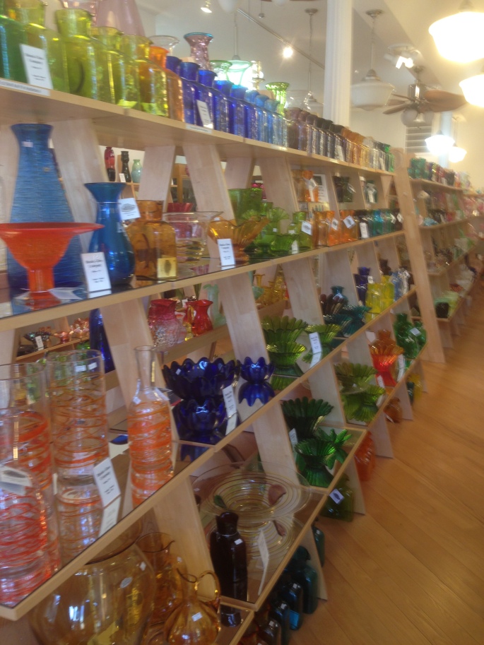 The West Virginia Glass Outlet on Queen Street is definitely worth a visit when in Martinsburg, WV.