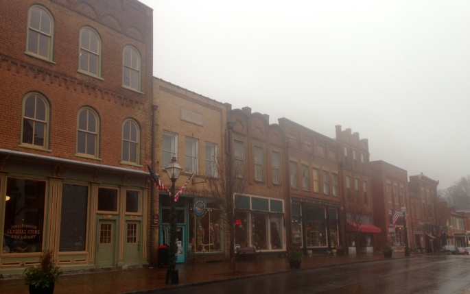 The Main Street in Jonesborough, Tennessee has a variety of shops to spend time in.