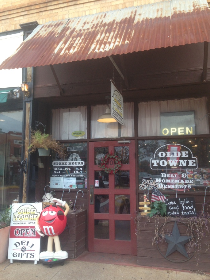 The Olde Towne General Store & Diner on Main Street in downtown historic Nacogdoches, Texas is well worth a visit.  Get a stuffed potato!